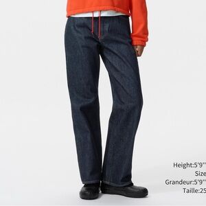 Uniqlo Dark Indigo Straight-Leg Jeans
